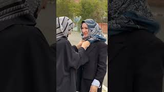 Non hijabi girl try hijab first timemuslimhijabhijabstyleyoutubeshorts vira [upl. by Saxon]