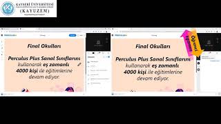 Perculus Plus  Sanal Sınıf Kullanımı [upl. by Nida]