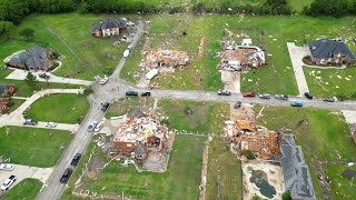 Plainview Estates Tornado Damage 4272024 Tornado  Ardmore Oklahoma [upl. by Kovacs619]