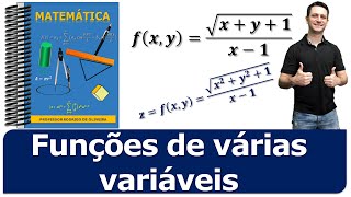 O QUE SÃO FUNÇÕES DE VÁRIAS VARIÁVEIS Gráficos e Domínio  Cálculo [upl. by Katrinka709]