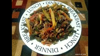 StirFry Okra and potato in Chinese style [upl. by Allare599]