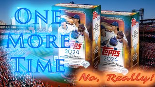 One last run at the 2024 Retail Topps Update Blasters toppsupdate retailcardhunting baseballcard [upl. by Eehsar]