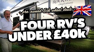 5th Wheel RVs for sale at CCRV better than a Caravan Motorhome or Static Caravan [upl. by Htrahddis]