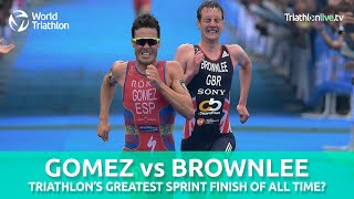 Gomez V Brownlee  An all time great sprint finish [upl. by Mcnelly981]