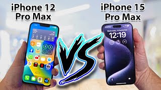 iPhone 15 Pro Max Vs iPhone 12 Pro Max REVIEW of Specs [upl. by Wynn]