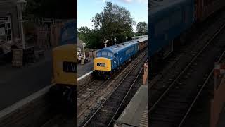 Peak 46 045 Arriving at Bridgnorth on Day 1 of the SVR Autumn Diesel Bash [upl. by Narad]