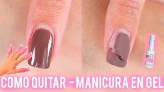 Como QUITAR la Manicura en GEL  SEMIPERMANENTE  SHELLAC [upl. by Tihor746]