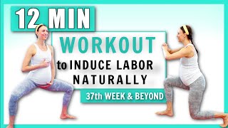 Workout To Induce Labor Naturally at Home I Help Labor Progress I 3rd Trimester Exercises [upl. by Ynabe]