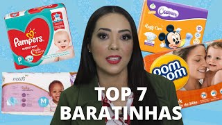 FRALDAS BOAS E BARATINHAS TOP 7 [upl. by Neitsirk]