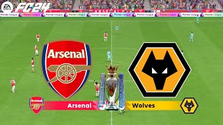 FC 24  Arsenal vs Wolves  Premier League 202425  PS5™ Gameplay [upl. by Aleek]