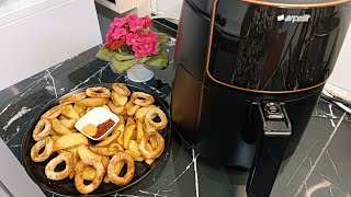 Arçelik 6244 Airfryer Tanıtım  airyer yemek tarifleri [upl. by Atinrev]