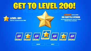 NEW How To LEVEL UP FAST in Fortnite Chapter 5 Get to Level 200 [upl. by Snave]