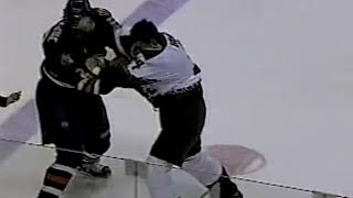 Georges Laraque vs Darcy Hordichuk Dec 30 2002 [upl. by Sueddaht101]