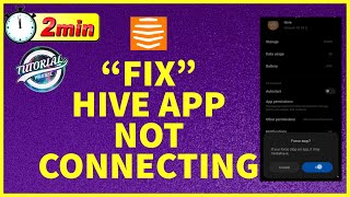 How to Fix Hive App Not Connecting Issue 2023 [upl. by Atnaloj172]