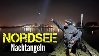 Nordsee Wittlinge  Brandungsangeln bei Sturmflut  Bitte nicht nachmachen ☠️ [upl. by Nigam]