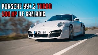 500 HP Gücündeki Porsche TURBO ile Gazladık  TECHART Bodykitli 9972 yi Test Ettik [upl. by Josh]