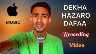 Dekha Hazaro Dafaa Song  RAHULSINGER6397  Sad Video  Lyrics  RAHUL SINGER  Hindi Voice [upl. by Ibba]