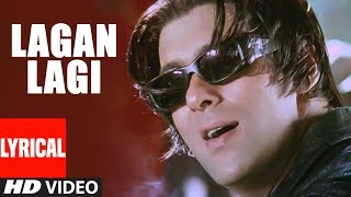 Lagan Lagi Lyrical Video  Tere Naam  Sukhwinder Singh  Salman Khan Bhoomika Chawla [upl. by Comyns]