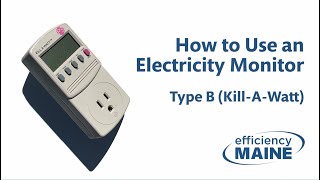 How to Use KillaWatt Electricity Monitor [upl. by Adnoryt]