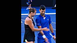 Djokovic and Sabalenka are so funny 🤣🤣 part 2  djokovic sabalenka ao2024 fy foryou 🎾 [upl. by Manuela]