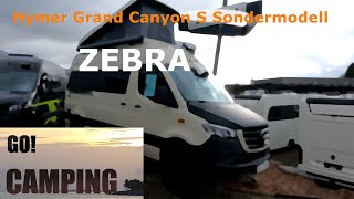 Hymer Grand Canyon 4x4 Sondermodell quotZebraquot Edition Burmeister 2022 [upl. by Waverly]