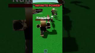 quotinfinite powerquot slapbattles roblox [upl. by Ardnosac779]