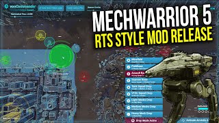 MechWarrior 5 Von Commander Turning MW5 into an RTS [upl. by Andie679]