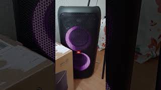 Jbl partybox 100 bass test with Light and bass boosted 1 [upl. by Coralyn888]