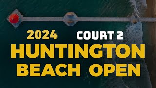 Court 2 AVP Huntington Beach Open 2024 I CapersMuno vs Sours Kinna I Saturday [upl. by Aihsi]