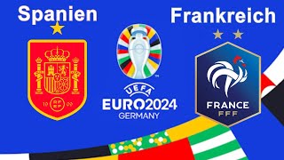 Spanien  Frankreich Ganzes Spiel FussballEuropameisterschaft 2024  Halbfinale [upl. by Columbine]