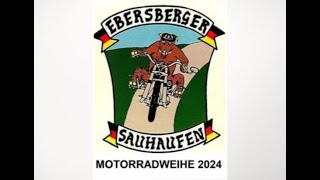 32Motorradweihe Ebersberg 28April 2024 mit 938 Teilnehmer [upl. by Enileuqkcaj15]