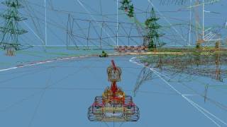 Moorhuhn Kart Wireframe  Outdoor [upl. by Eniluj]