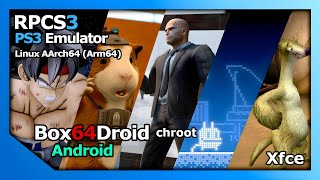 Box64Droid Chroot Ubuntu  Android  RPCS3 v0033 Linux Arm64  PS3  Mi 9T Pro  SD 855  3 [upl. by Oicafinob]