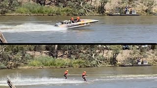 Hellbent’s rough start at Robinvale 80 Ski Race [upl. by Stacia]