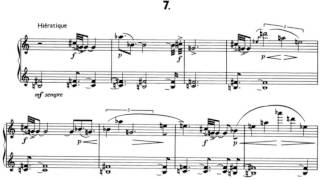 Boulez  12 Notations pour piano 1945 w score [upl. by Rennob]