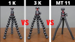 Joby Gorillapod or Ulanzi Camera Stand 1K 3K amp MT11 Review and Comparison [upl. by Kironde860]