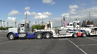 RD REED Heavy Transport Peterbilt 389 Parallel Parking A Murray 7Axle Loadmaster Trailer  TFK 2024 [upl. by Stuckey]