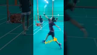 Arjun s soft touch leaves Megan gaspingviralvideoshortsfeedbadmintonshortvideotrendingshort [upl. by Renae]