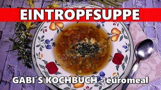 EINTROPFSUPPE einfache Suppeneinlage aus Omas Kochbuch [upl. by Myrle]