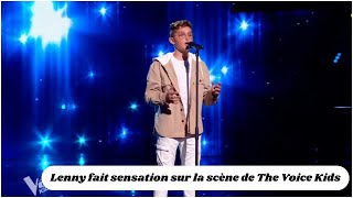 Lenny fait sensation sur la scène de The Voice Kids avec son interprétation de quotVoilàquot [upl. by Alleyne]