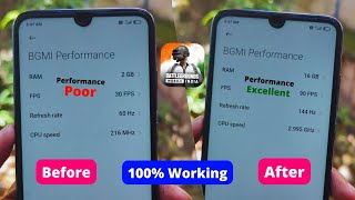 Phone CPU Overclock Tricks Get 144Hz Refresh Rate amp 90 Fps BGMI Gameplay in 2GB RAM Phone [upl. by Rehpotsyrk783]