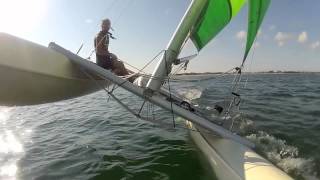 Solo sail on Prindle 16 [upl. by Myk]