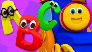 ABC Song  Learning Street With Bob The Train  Kindergarten Nursery Rhymes And Videos by Kids Tv [upl. by Boy]