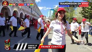 PRIMER CONVITE  CARNAVAL DE ORURO BOLIVIA 2025 [upl. by Seravaj858]