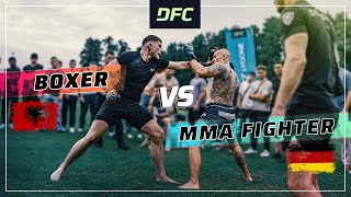 German PITBULL vs Albanian BOXER  MMAFight  DFC [upl. by Aed]