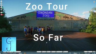 Planet Zoo Oxonian Zoo Tour so far franchise episode 9 [upl. by Meehaf]