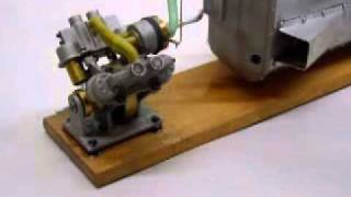 Vfour multi cylinder steam engine [upl. by Ihdin]