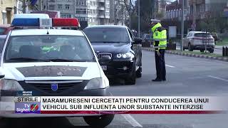 MARAMUREȘENI CERCETAȚI PENTRU CONDUCEREA UNUI VEHICUL SUB INFLUENȚA UNOR SUBSTANȚE INTERZISE [upl. by Cirdnek]