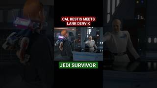 Cal Kestis meets Lank Denvik starwars jedisurvivor shorts [upl. by Ahsienad]