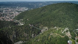 Reportage vidéo sur la Passerelle de MazametHautpoul [upl. by Wakerly]